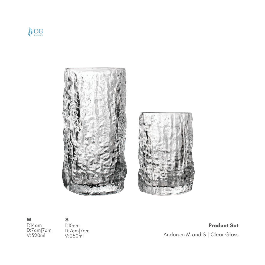 Andaru Product Set | CG Clear Glass