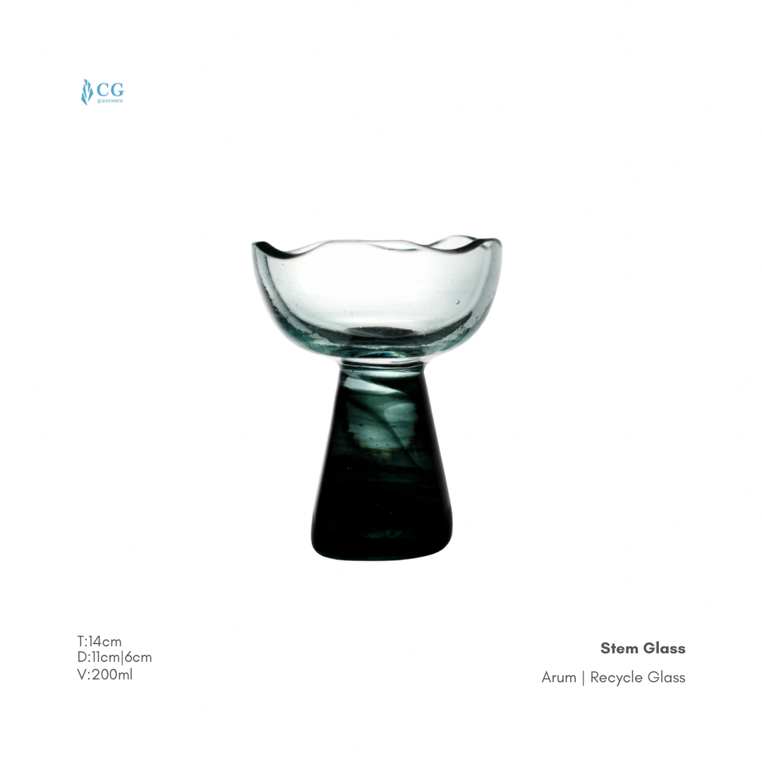 Cawan Arum - CG Recycle Glass