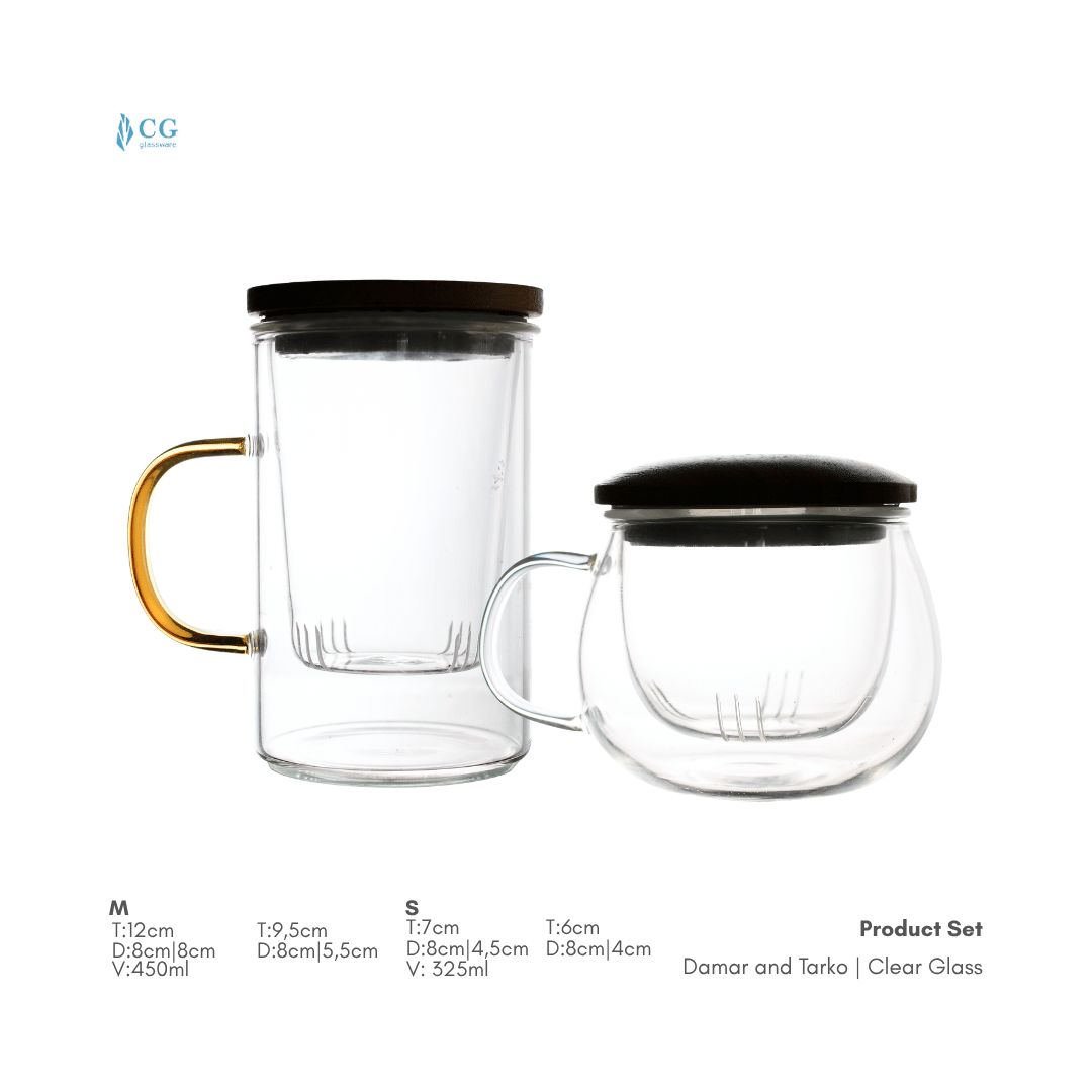 Damar Product Set | CG Clear Glass