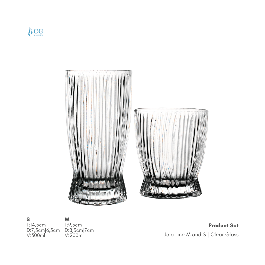 Jale Line Product Set | CG Clear Glass 