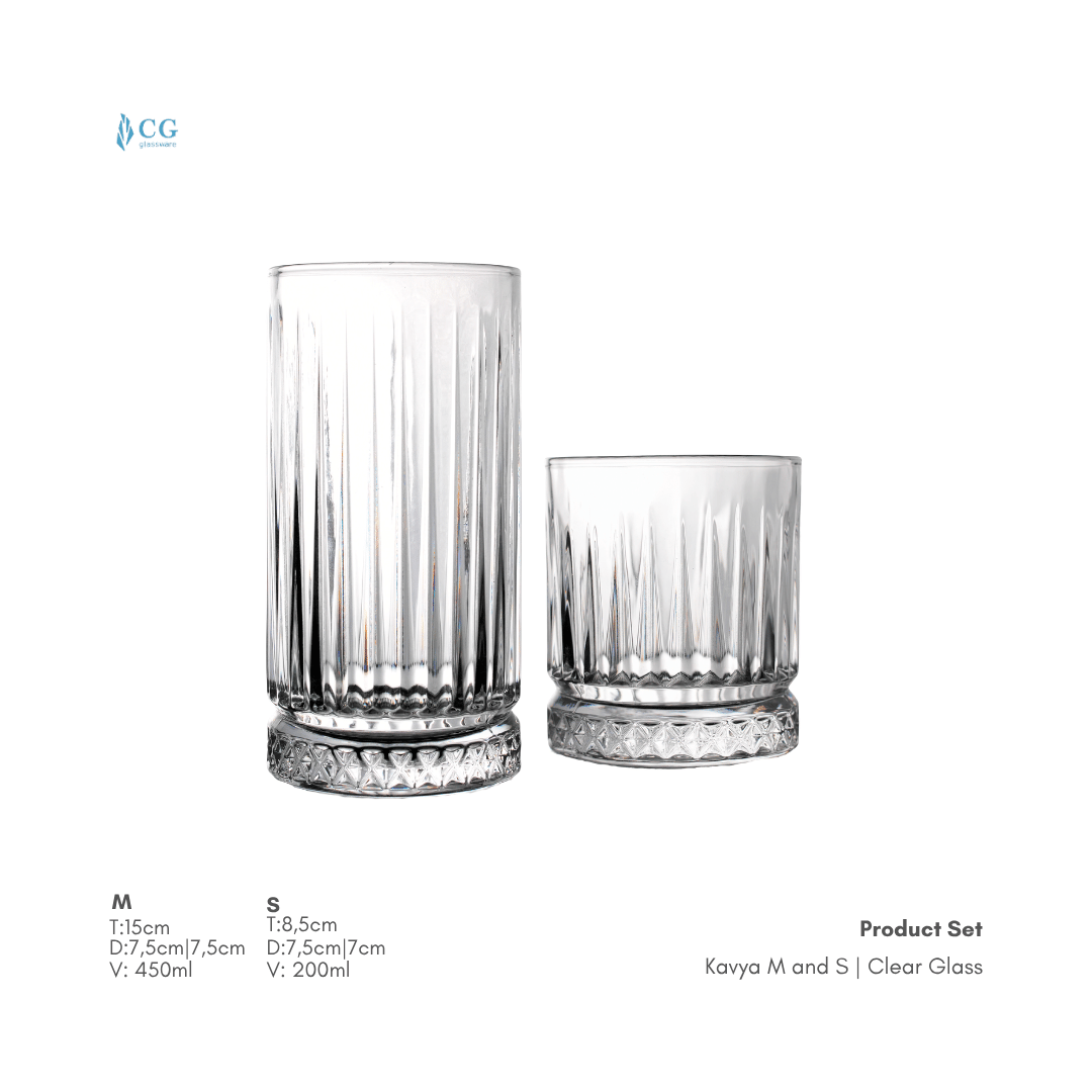 Kavya Product Set | CG Clear Glass
