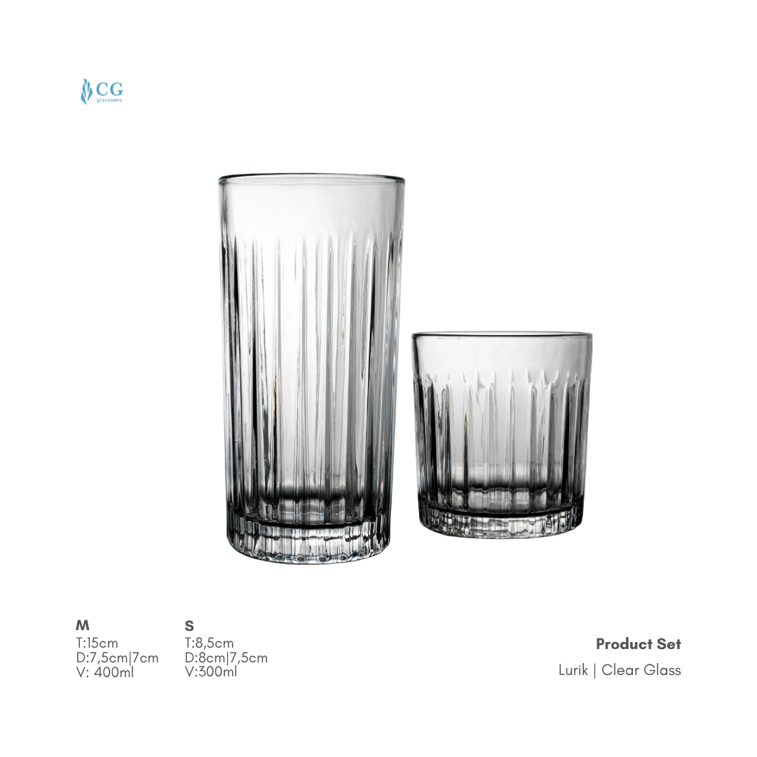 Lurik Product Set | CG Clear Glass