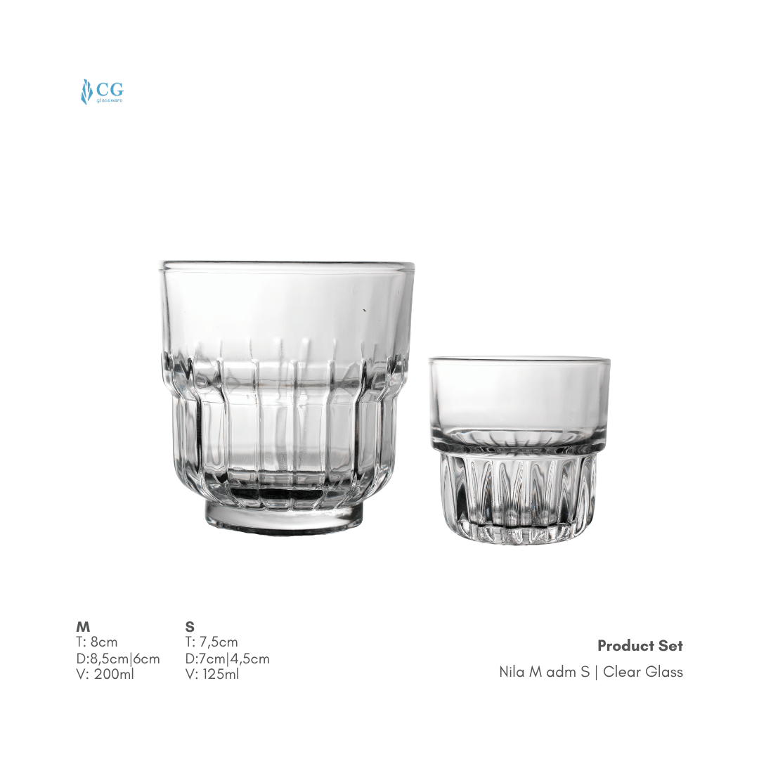 Nila Product Set | CG Clear Glass