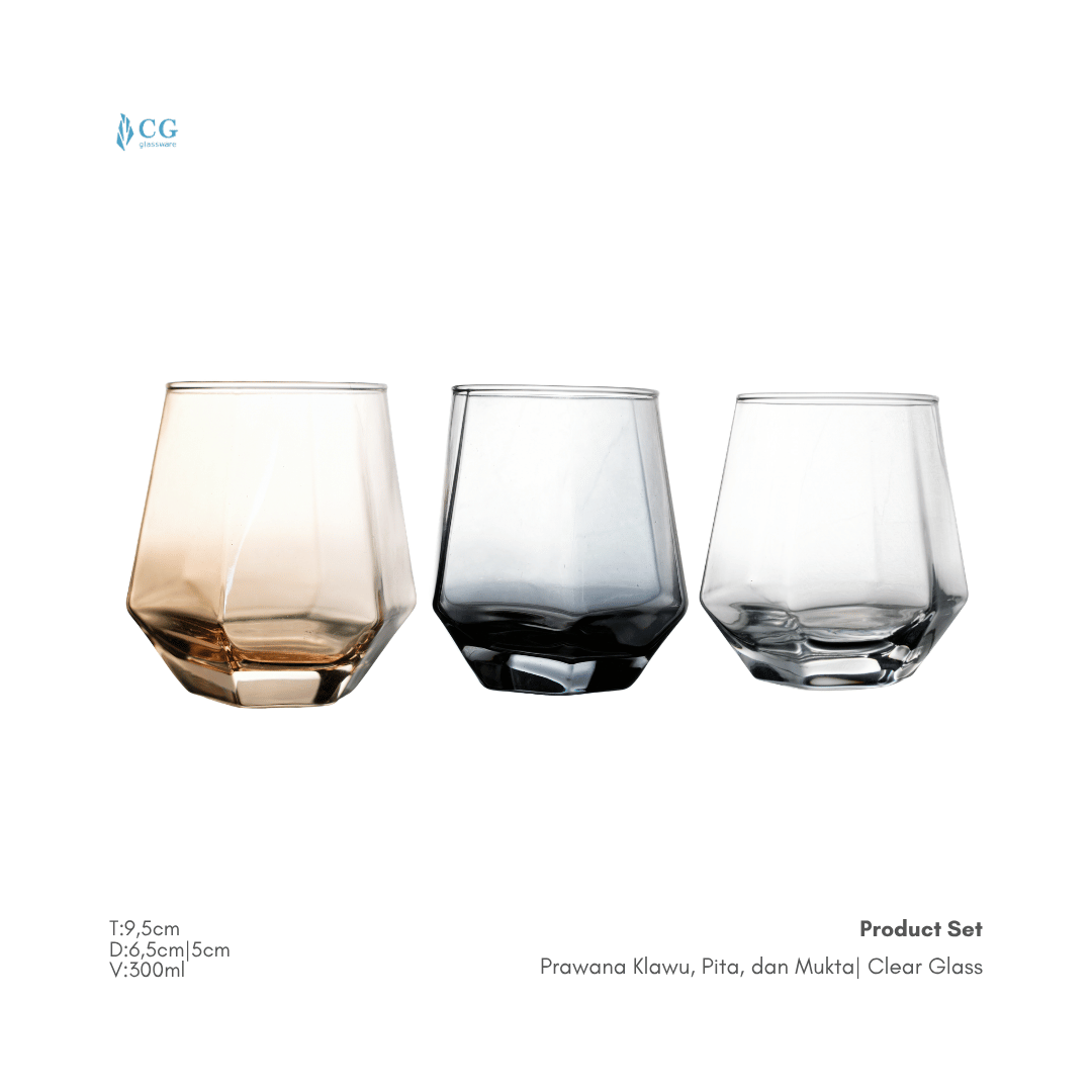 Prawana Product Set | CG Clear Glass