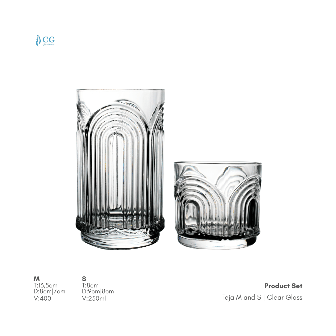 Teja Product Set  | CG Clear Glass